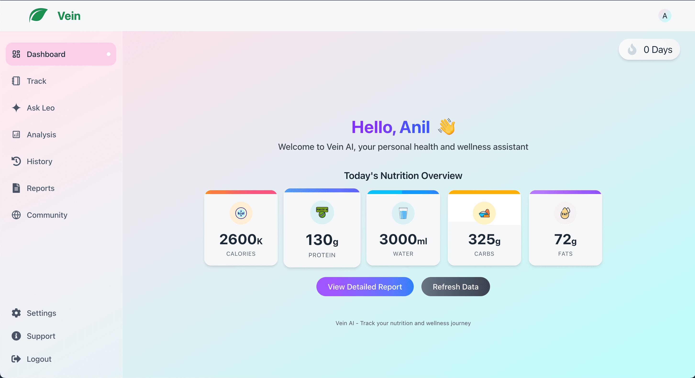 Vein - Personal AI health assistant